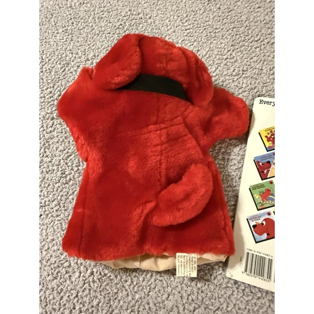 Clifford The Big Red Dog Scolastic Hand Puppet and Book Norman Bridwell Set